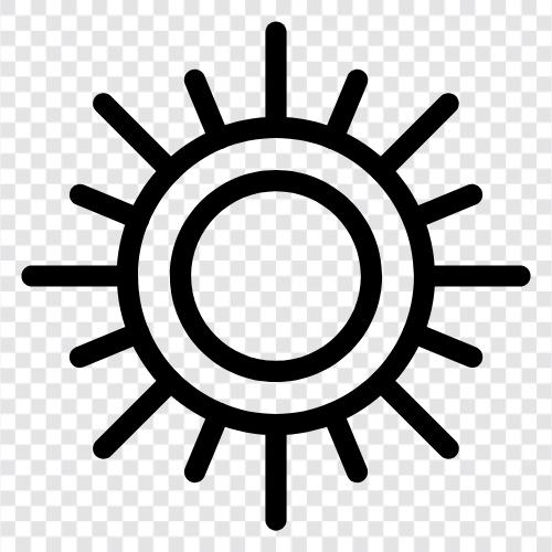güneş, güneş ışını, güneş sistemi, eklipse ikon svg