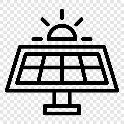 Solarpaneele, Solarenergie, Solarpaneele zum Verkauf symbol