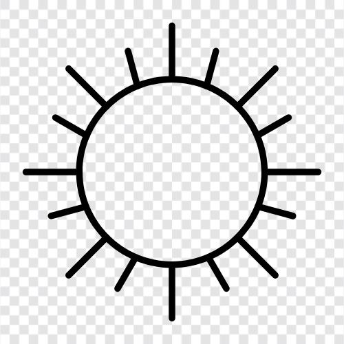 Sonne, Stern, Planeten, Planeten im Sonnensystem symbol