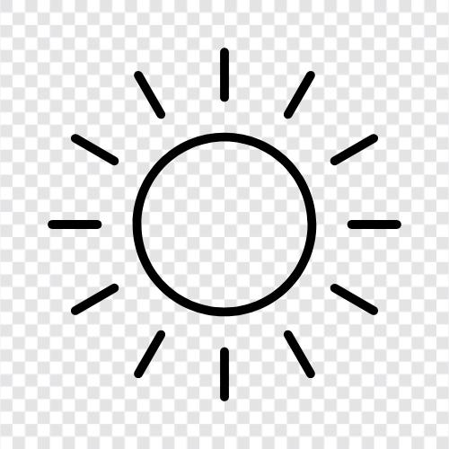 Sonne, Sonnenfinsternis, Sommer, Tag symbol