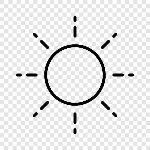 Solar, Sonnenstrahl, Wetter, Tag symbol