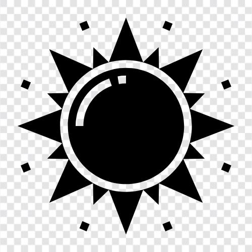 Solar, Sonnenfinsternis, Sonnenbrand, Sonnencreme symbol