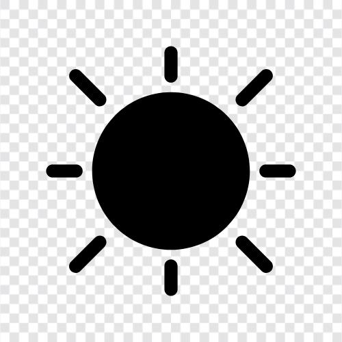 Sonnenstrahlen, Sonnenaufgang, Tag, Himmel symbol