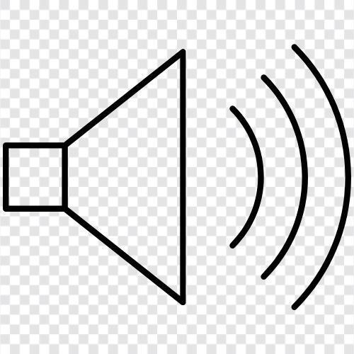 Sound, Verstärker, Lautsprecher, Audio symbol