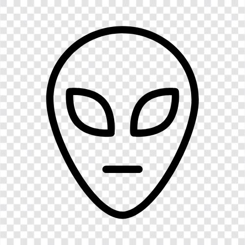 space, science, extraterrestrial, extraterrestrial life icon svg