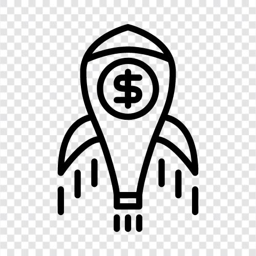 Space, Rockets, Science, Technology icon svg