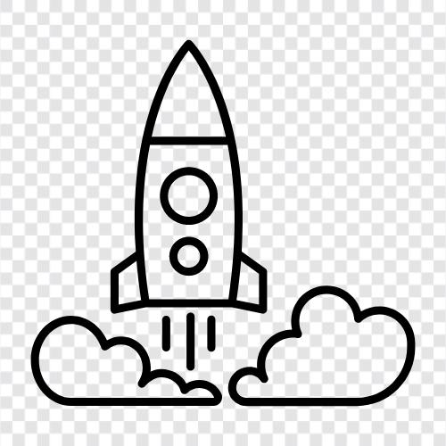 space, launch, spacecraft, journey icon svg