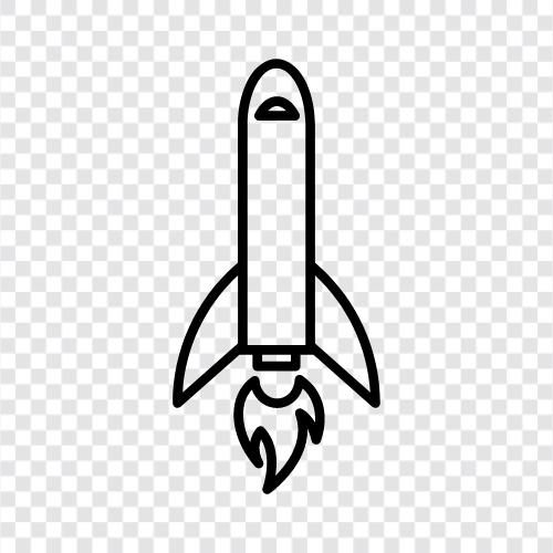 space, launch, spacecraft, satellite icon svg