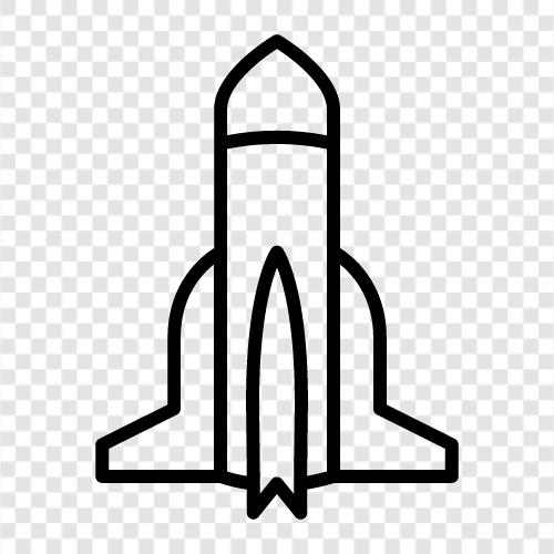 Raum, Satellit, Trägerrakete, Space Shuttle symbol