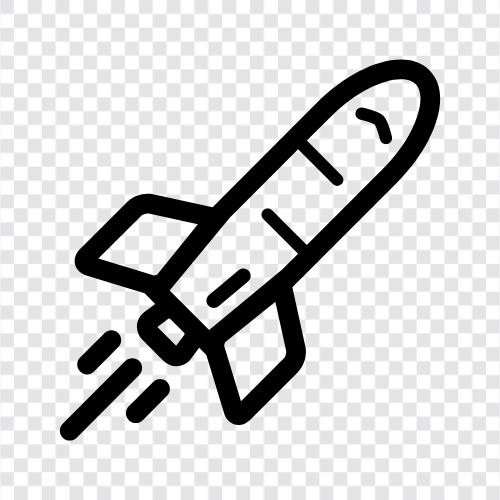 space, science, technology, launch icon svg