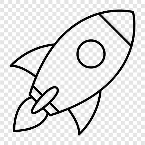 spacecraft, payload, launch, space icon svg