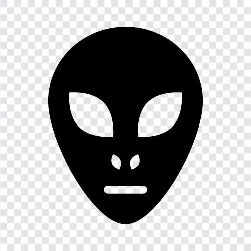 spacecraft, extraterrestrial, space, extraterrestrial life icon svg