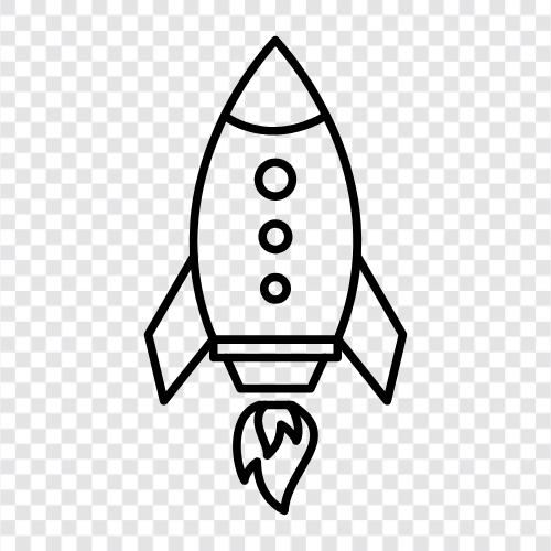 spacecraft, space shuttle, space plane, orbit icon svg