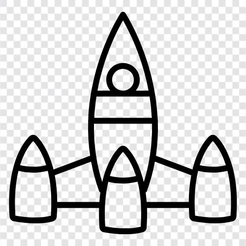 spaceship, space, astronomy, launch icon svg