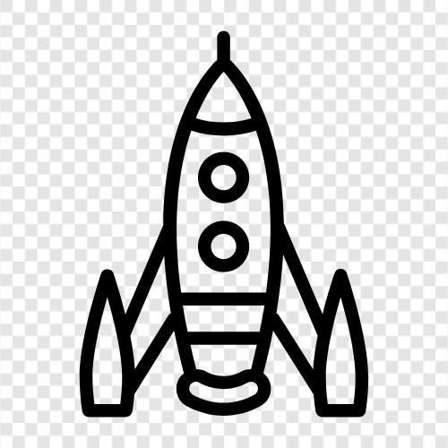 spaceship, rocket, spacecraft, launch icon svg