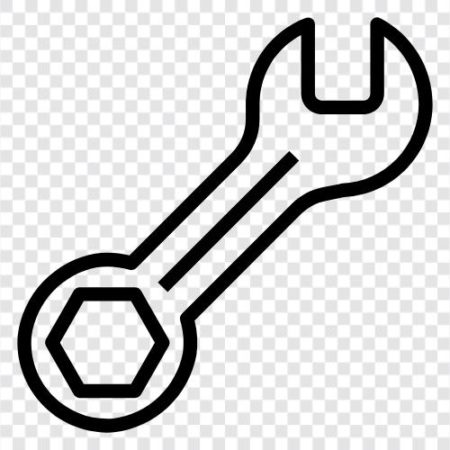 spanner kombinasyonu, spanner seti, spanner seti kombinasyonu, spanner ikon svg