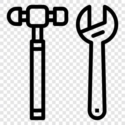 spanner, socket wrench, ratchet wrench, socket set icon svg