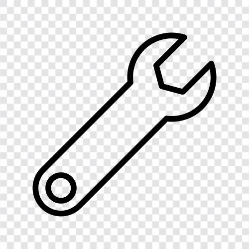 spanner, socket, screwdriver, ratchet ikon svg