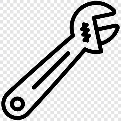 Spanner, Wrench, Ratchet, Mechanic icon svg