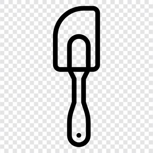 spatula, barbecue spatula, mutfak spatula, pişirme spatula ikon svg