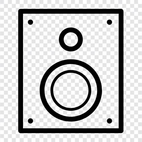 speaker, sound, audio, loudspeaker icon svg