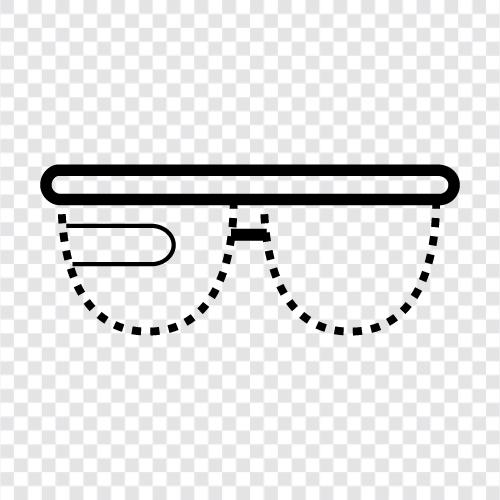 spectacles, eyeglasses, prescription glasses, bifocals icon svg