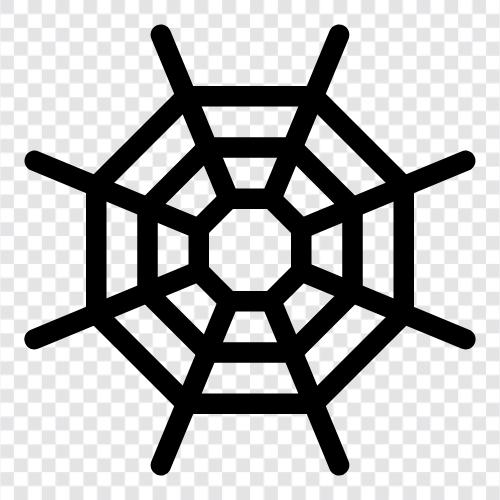 Spider Netting, Spiders, Webs, Arachnids icon svg