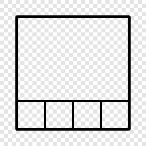 split screen, two panes, three panes, four panes icon svg