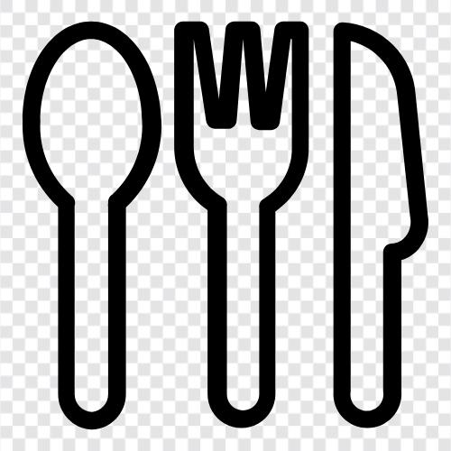 spoons, kitchen, utensils, bakeware icon svg