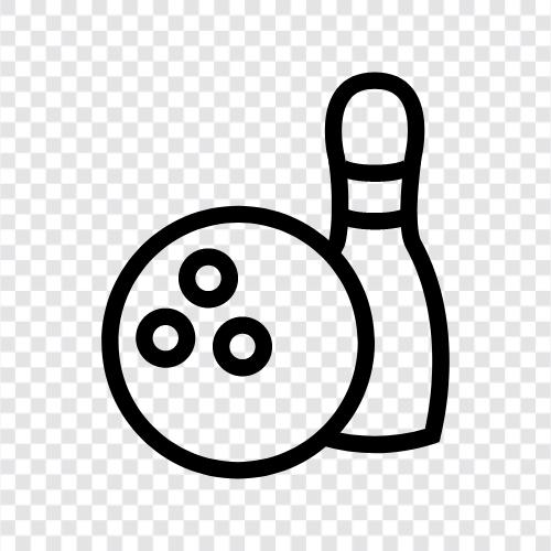 sport, bowling alley, sport center, bowling ball icon svg