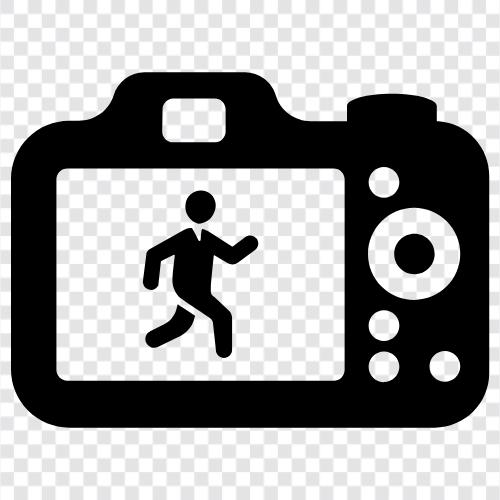 спортивная камера, спортивный режим для камеры, спортивная камера для фотографии, спортивная фотография Значок svg