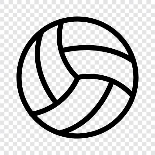 Sport, Basketball, Volleyball, Fußball symbol