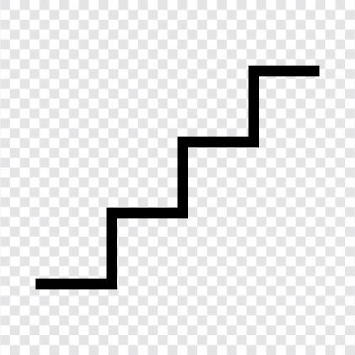 staircases, up and down, descending, ascending icon svg