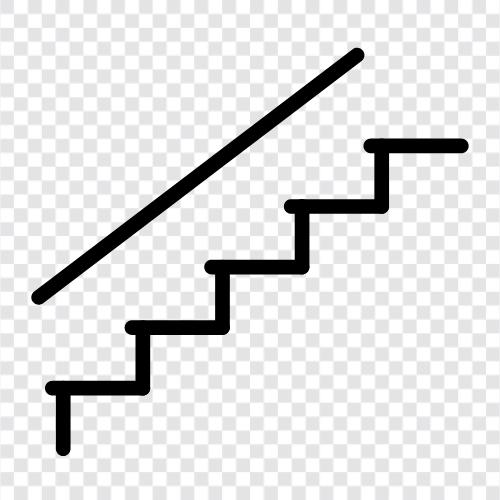 stairway, staircases, wooden, wooden stairs icon svg