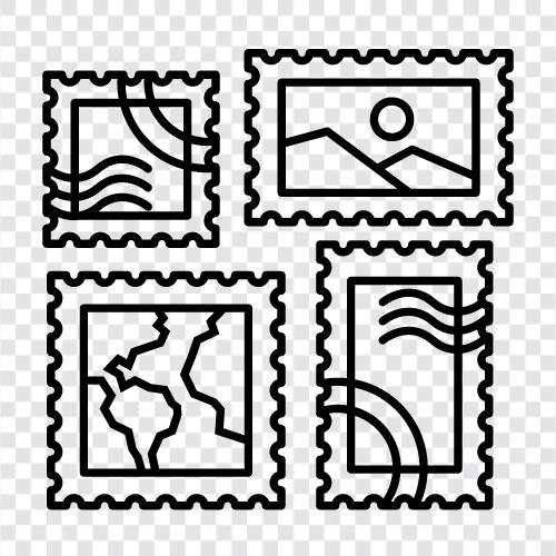 Stamp Collecting, Stamp Values, Stamp Collecting Supplies, Stamp Ex icon svg