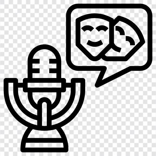 standup comedy, improvisational comedy, comedy clubs, funny icon svg
