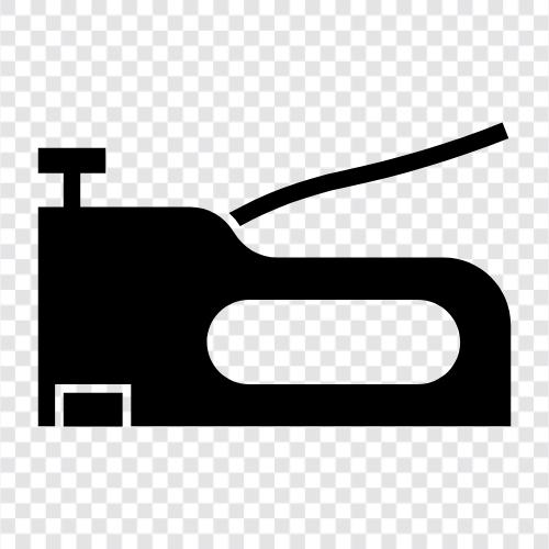 staples, Duplex staple gun, paper stapler, office supplies icon svg