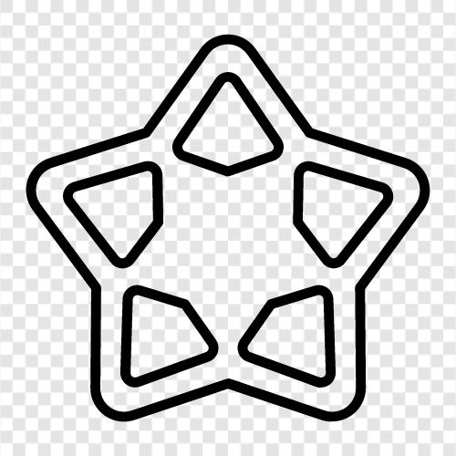 star, fivepointed, star shape, points icon svg