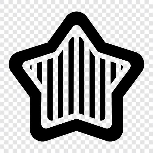 star, stripes, pattern, design icon svg