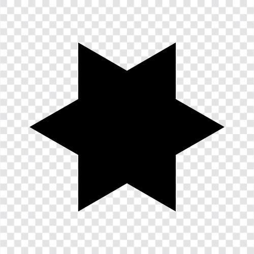 star, six pointed, stars, points icon svg