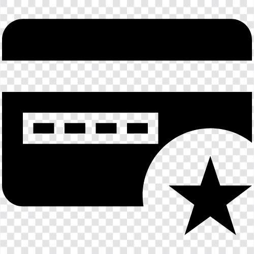 Star credit card, top credit card, best credit card, top rated credit icon svg