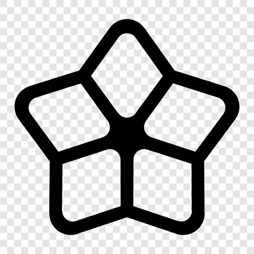 Stern Jasmin, Sternlilie, Sternrose, Sterndistel symbol