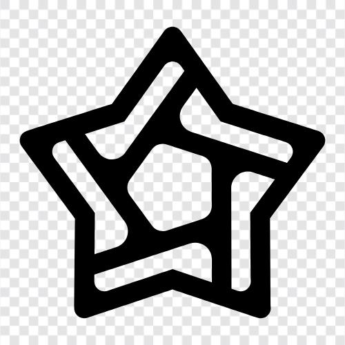 star shape, star pattern, star layout, star formation icon svg