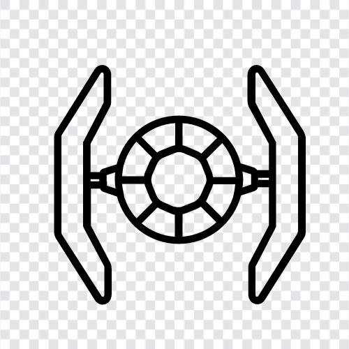 Starfighter, Star Wars, Weltraum, Aliens symbol