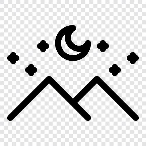 stars, sky, darkness, sleep icon svg