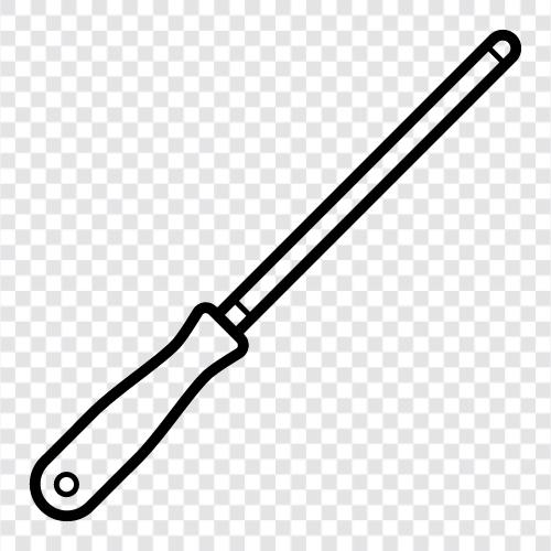 steel hone, sharpening steel, steel sharpener, steel blade sharpener icon svg