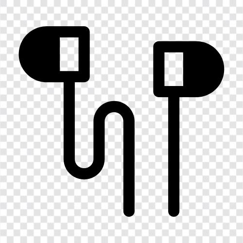 stereo, sound quality, bass, earphones icon svg