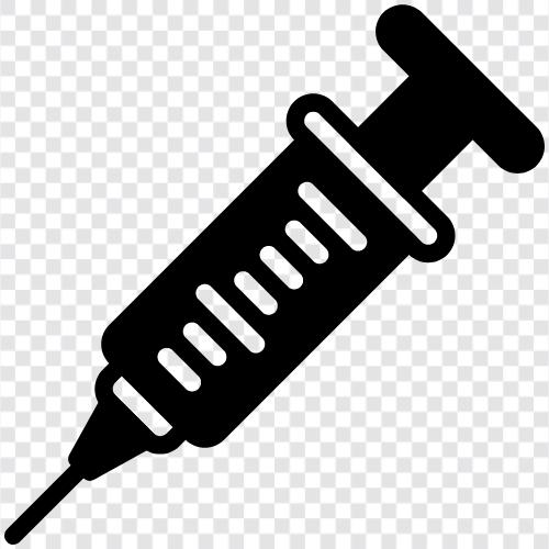sterile Spritze, Nadel, Injektion, Medikamente symbol