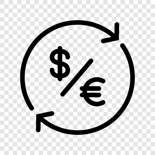 stock exchange, currency exchange, forex, foreign exchange icon svg