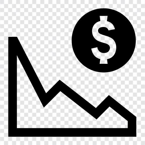 stock market, recession, markets, prices icon svg